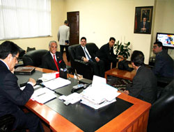 Cemiyetten Başkana ziyaret