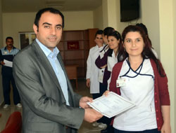 Stres yönetimi sertifikaları dağıtıldı