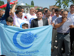 Mısır olayları protesto edildi