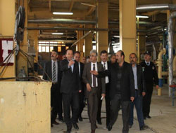 Kars Valisi Şeker Fabrikasında