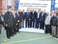 Çobanoğlu Parkı hizmete açıldı