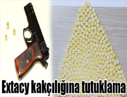 Extacy kaçakçılığına tutuklama