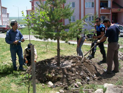 Polislerden çevre organizasyonu