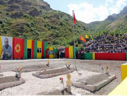 PKK, Karsta Mezarlık Açılışı Yaptı