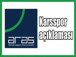 ARAS’tan Karsspor açıklaması