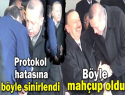Protokol hatasına böyle sinirlendi