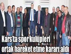 Spor kulüplerinden ortak karar