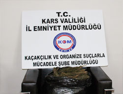 7 kilo esrar maddesi ele geçirildi