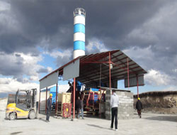 Parke Taş Üretim Merkezi aralıksız çalışıyor