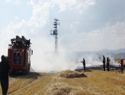 İzolatör yangına sebep oldu