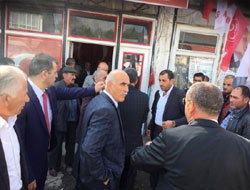 MHP Adayları ziyaretini sürdürüyor