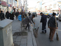 Cadde ve Sokaklarda Temizlik Çalışması