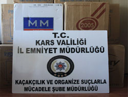1 yılda 1 milyon paket kaçak sigara