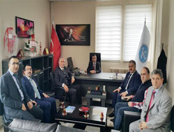 AK Parti’den dekan Adem Üzümcü’ye ziyaret