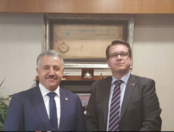 Kafka’dan Arslan’a tebrik ziyareti