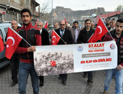 Kars, 57. Alay Şehitleri İçin Yürüdü