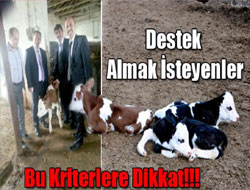 Desteklemelerdeki değişiklikler aktarıldı