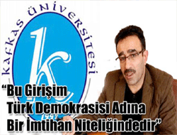 Yrd. Doç. Dr. İlhami Egeden Açıklama