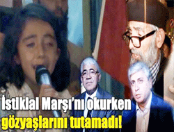 Gözyaşlarını tutamadı
