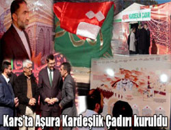 Aşura Kardeşlik Çadırı kuruldu