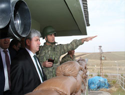 Kars Valisi Türkiye-Ermenistan sınır hattında incelemede bulundu
