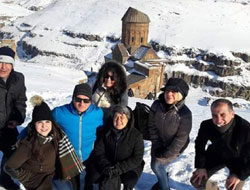 TÜRSAB üyeleri Kars’ı gezdi