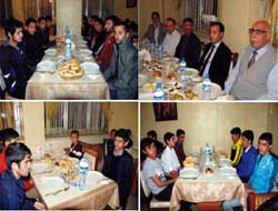 Kur’an Kursu öğrencilerine iftar