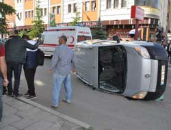 Kars’ta trafik kazası: 1 yaralı