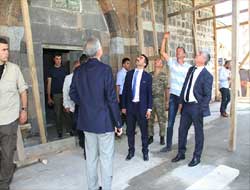 Vali Doğan, Yusuf Paşa Camii Onarımını İnceledi