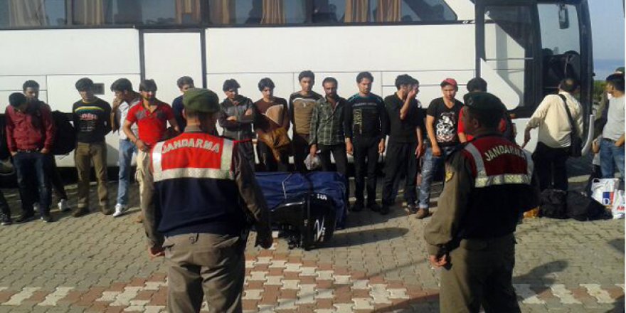 Sarıkamış'ta 154 göçmen yakalandı