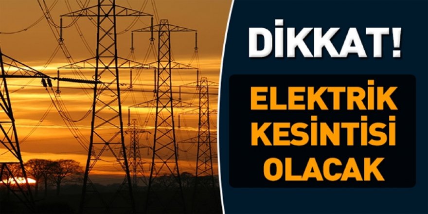 Kars’ta 24 köyde elektrik kesintisi olacak