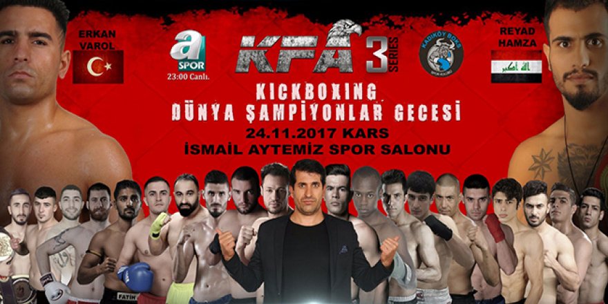 Kars'ta Kick Boks Dünya Şampiyonluğu