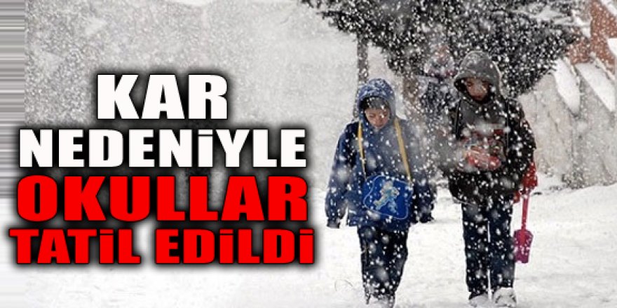 Okullar Yarın Tatil