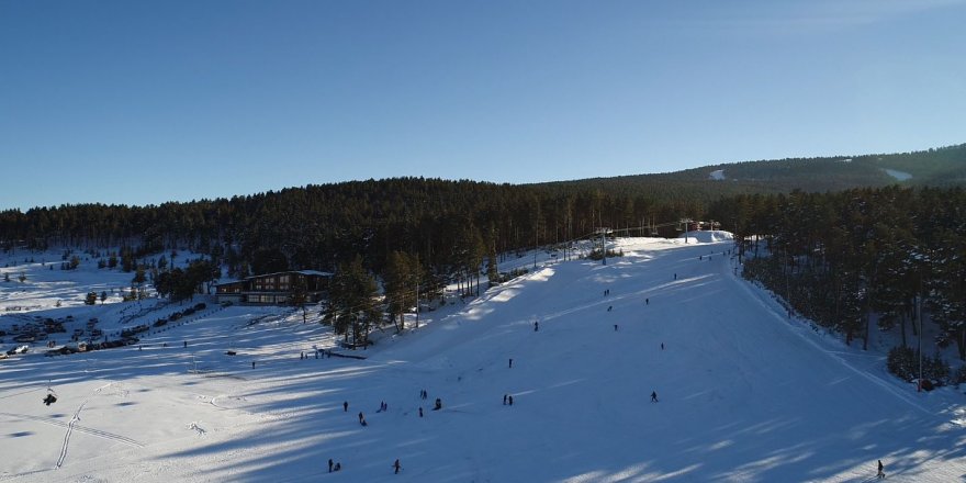 Cıbıltepe Kayak Merkezi havadan görüntülendi