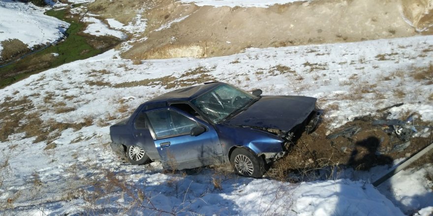  Sarıkamış'ta trafik kazası: 2 yaralı