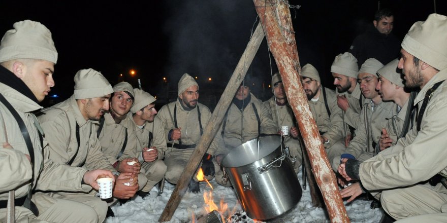 Sarıkamış şehitleri için eksi 15’te saygı nöbeti