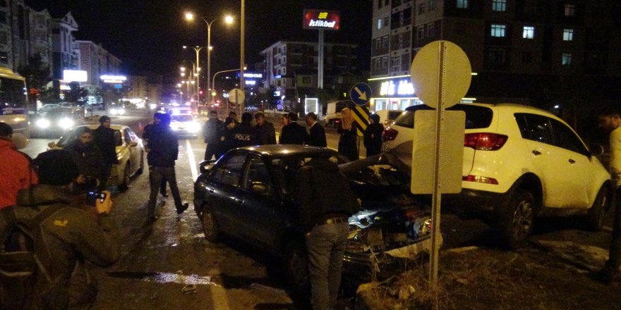 Kars’ta trafik kazası: 2 yaralı