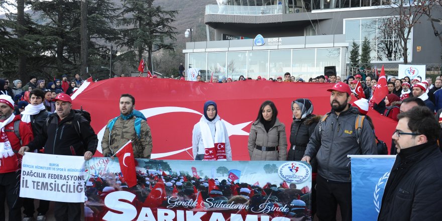 Sarıkamış şehitleri Bursa’da yürüyüşle anıldı