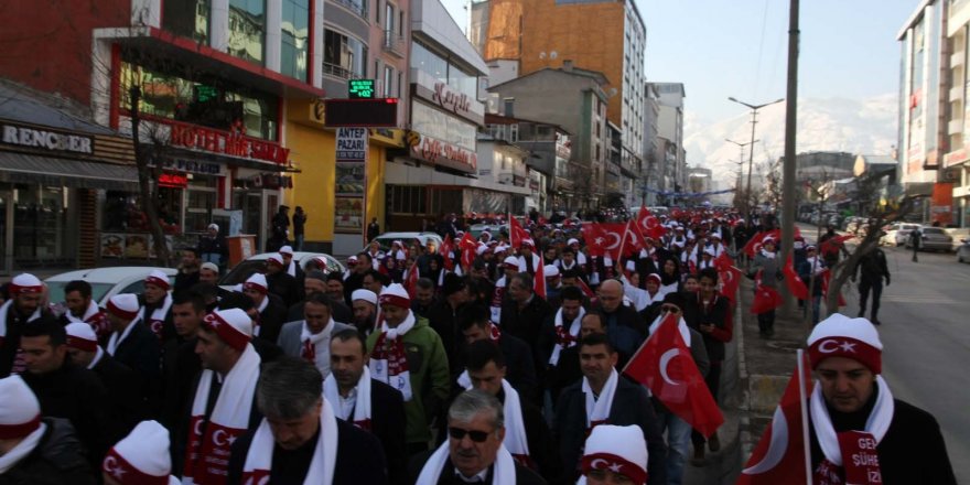 Muşlular 'Sarıkamış Şehitleri' için yürüdü