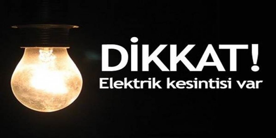Digor'da elektrik kesintisi yapılacak