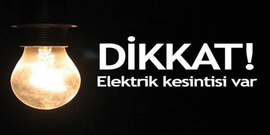 Kars Yeni Mahalle ve Şehitler'de 24 Nisan'da kısmi süreli elektrik kesintisi yapılacak