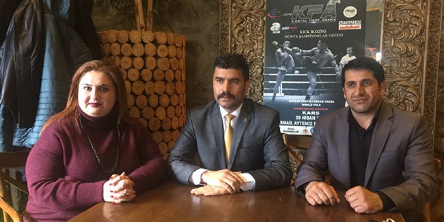 Kick Boks Dünya Şampiyonlar Gecesi Kars'ta düzenlenecek