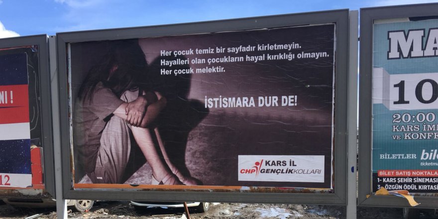 CHP Kars İl Gençlik Örgütü çocuk istismarına savaş açtı!