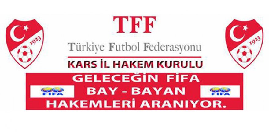 Kars’ta Futbol bay-bayan aday hakem kursu kayıtları başladı