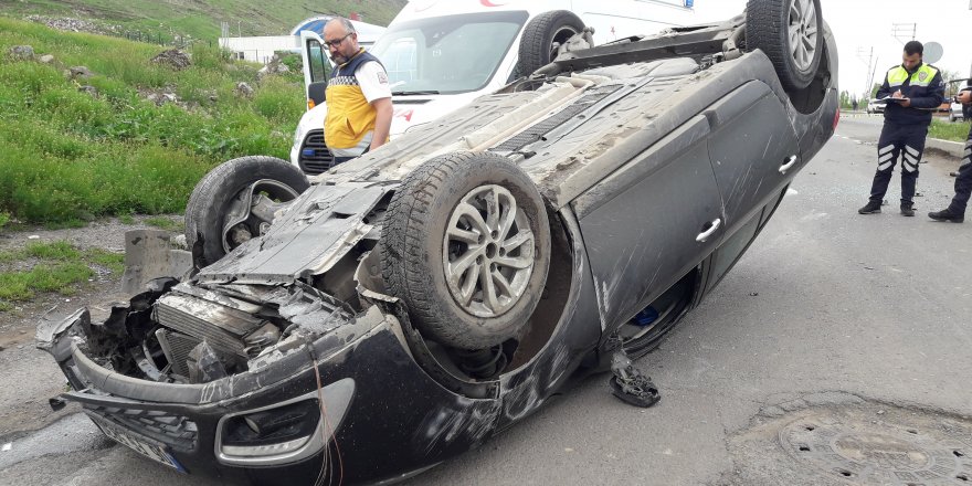 Kars’ta trafik kazası: 1 yaralı