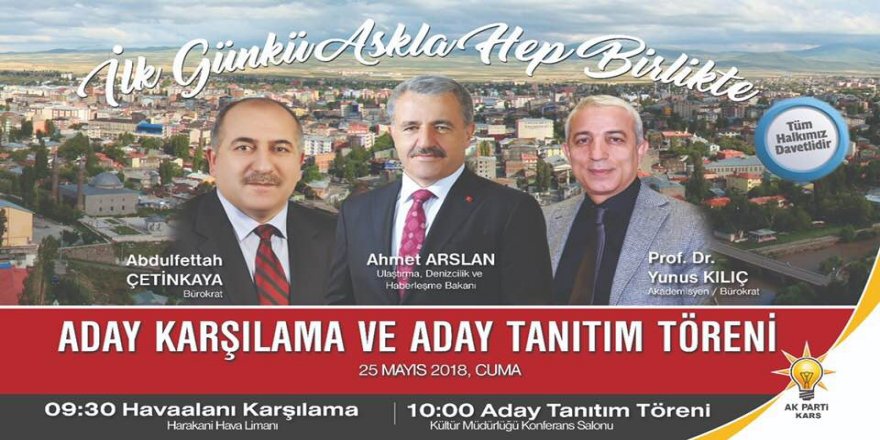 AK Parti Adayları Cuma Günü Kars’a Geliyor