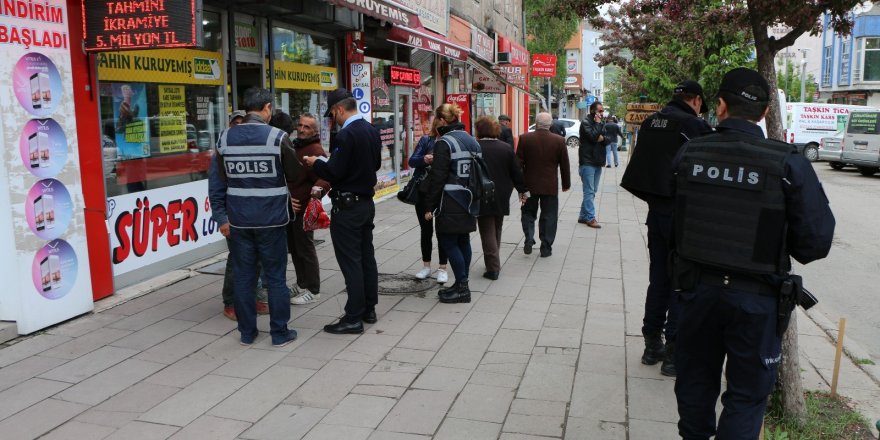 Kars’ta asayiş uygulaması