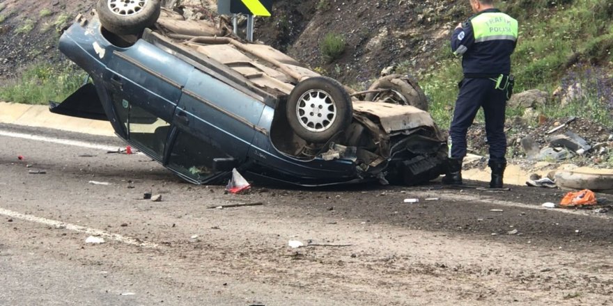 Sarıkamış’ta trafik kazası: 1 ölü, 4 yaralı