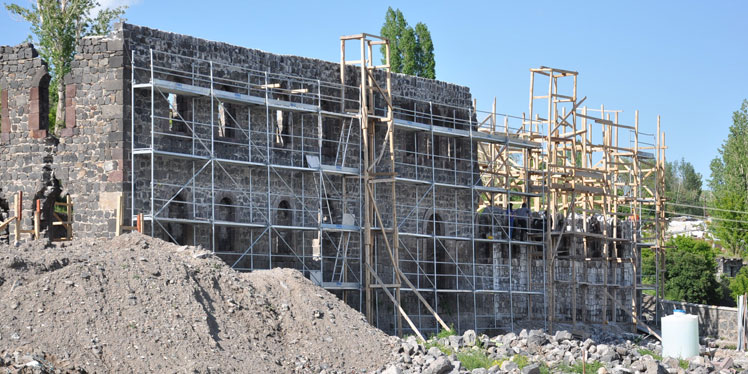 Beylerbeyi Sarayı’nda restorasyon çalışmaları devam ediyor 