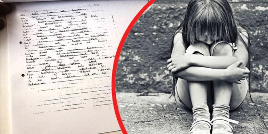 Utanç mektubu: Amcasının tecavüz ettiği 12 yaşındaki kız çocuğu okul koridoruna bıraktı